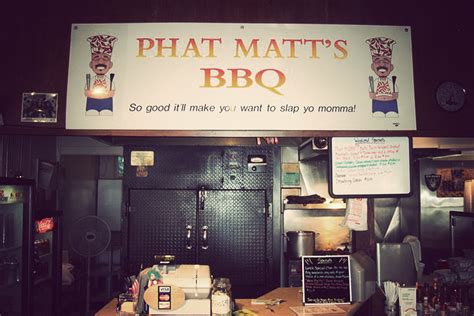 phat matts|phat matt's bbq restaurant.